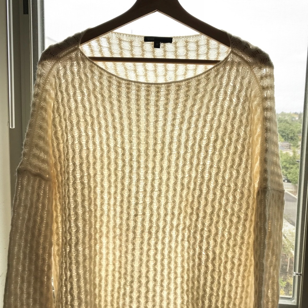 Cream Oversized Sweater